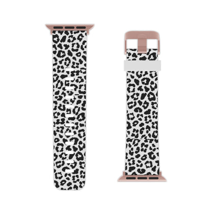 Monochrome Leopard Print Apple Watch Band - BOGO Cases