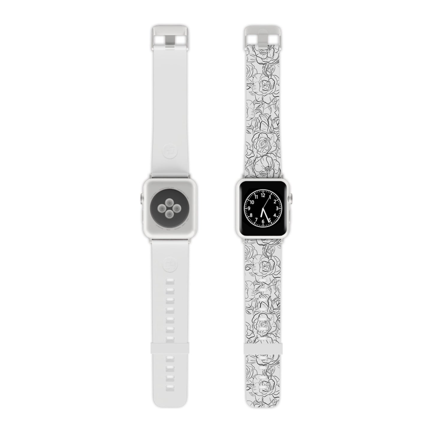 Monochrome Rose Garden Apple Watch Band - BOGO Cases