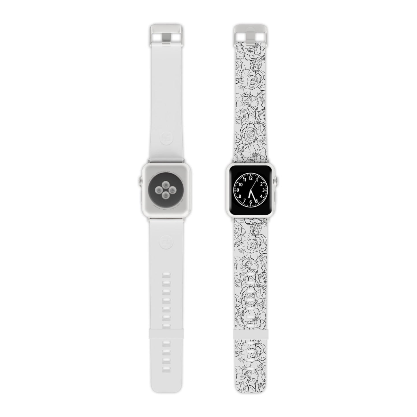 Monochrome Rose Garden Apple Watch Band - BOGO Cases