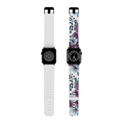 Moody Purple & Teal Floral Apple Watch Band - BOGO Cases