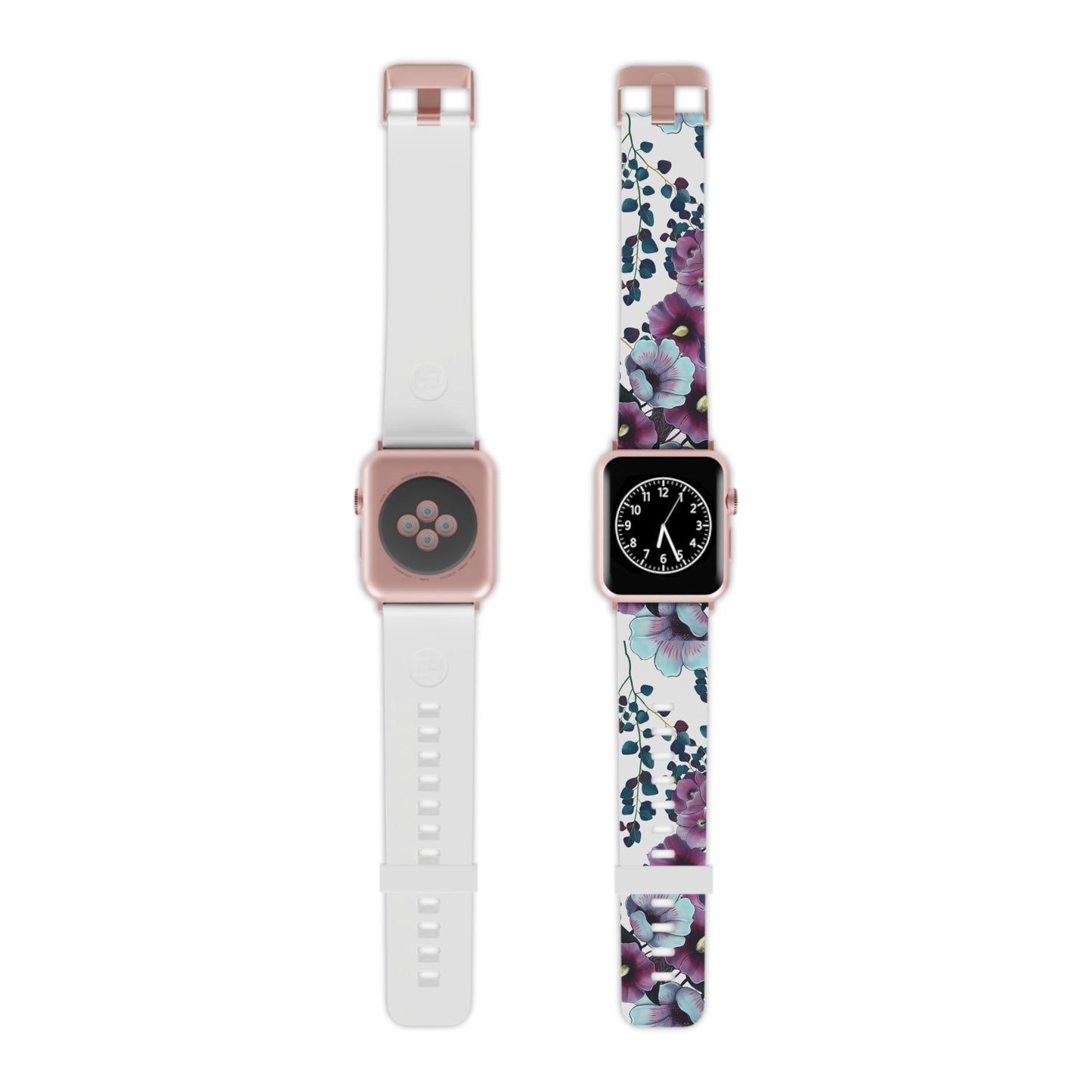 Moody Purple & Teal Floral Apple Watch Band - BOGO Cases