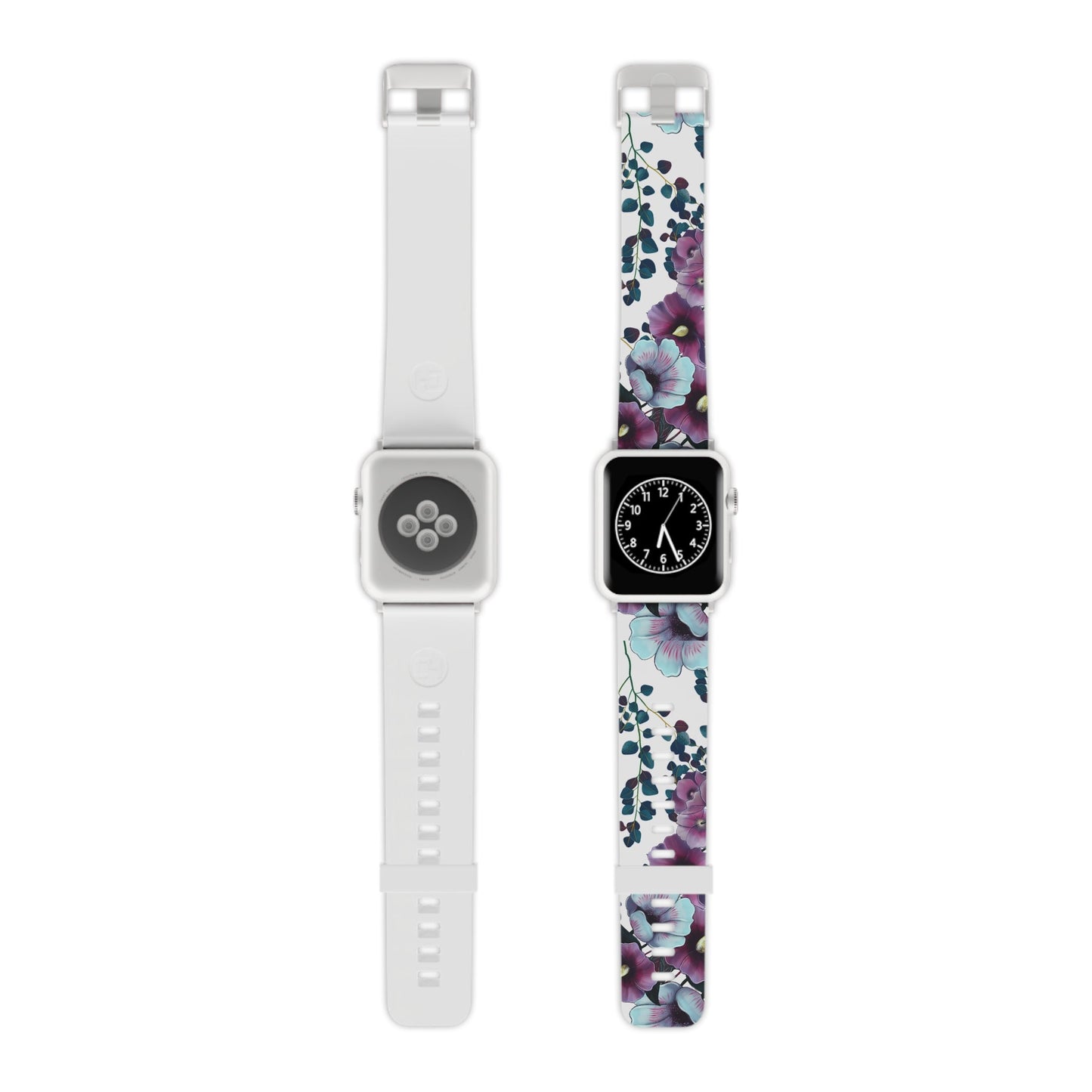 Moody Purple & Teal Floral Apple Watch Band - BOGO Cases