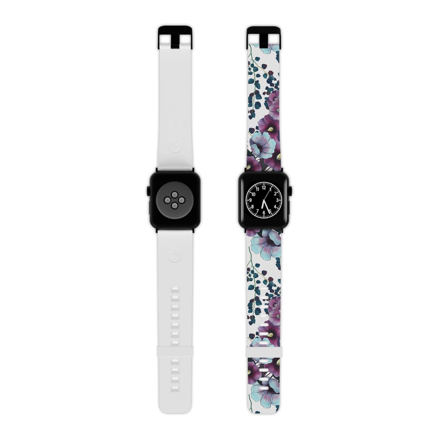 Moody Purple & Teal Floral Apple Watch Band - BOGO Cases