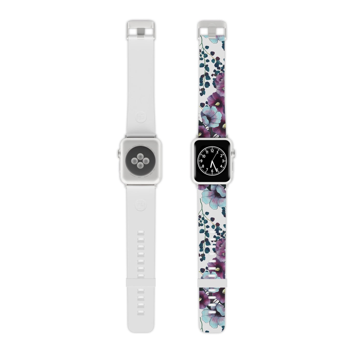 Moody Purple & Teal Floral Apple Watch Band - BOGO Cases