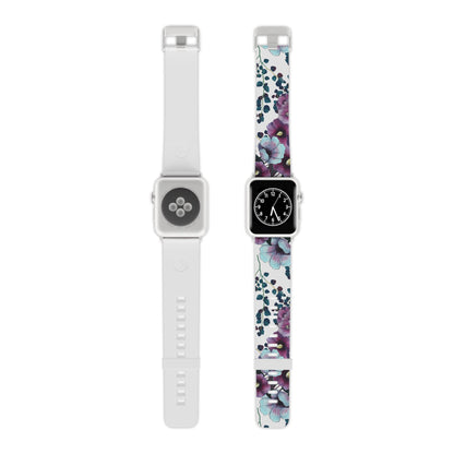 Moody Purple & Teal Floral Apple Watch Band - BOGO Cases