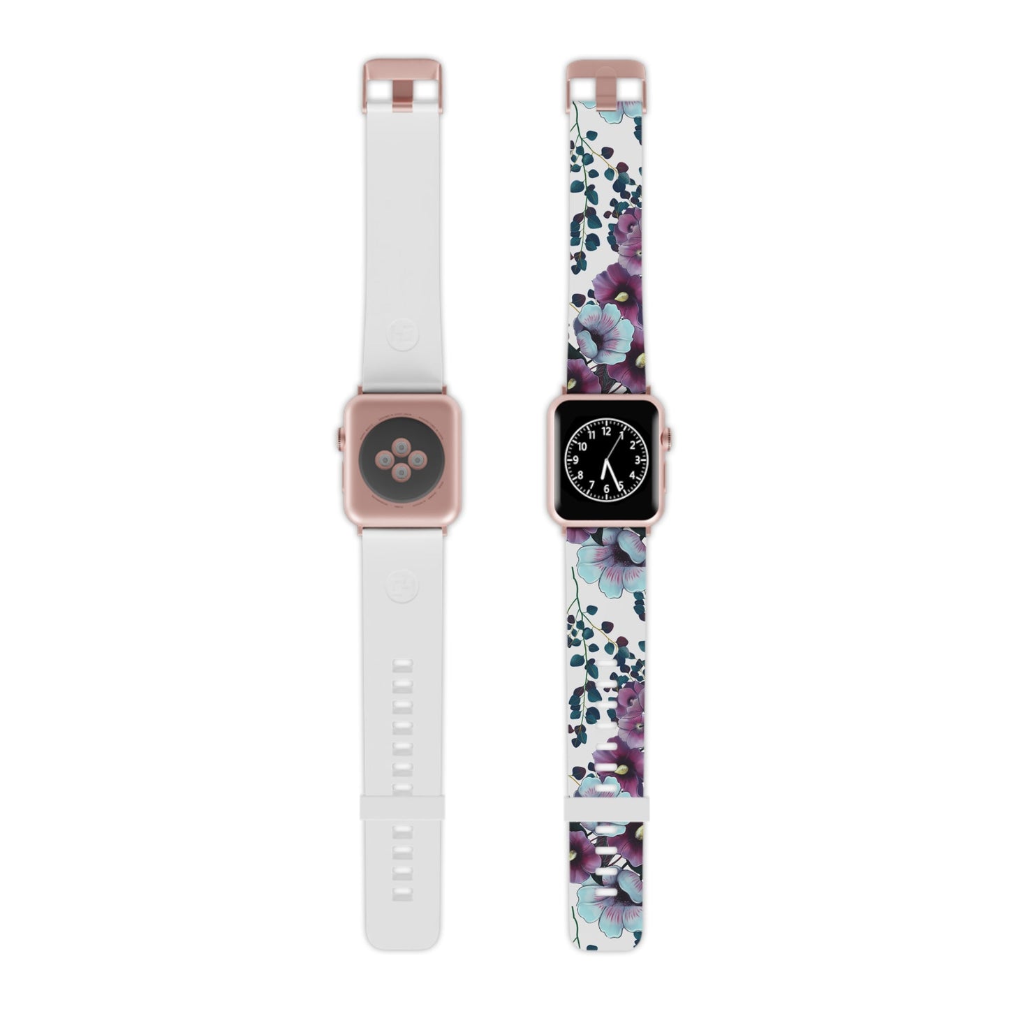 Moody Purple & Teal Floral Apple Watch Band - BOGO Cases
