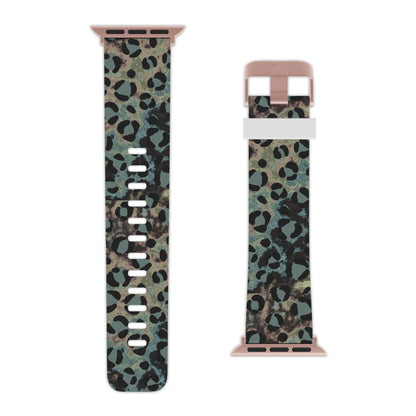 Moody Watercolor Leopard Apple Watch Band - BOGO Cases