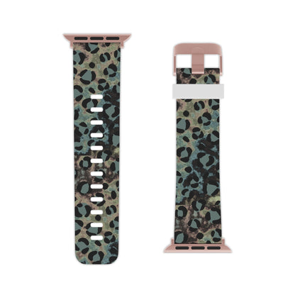 Moody Watercolor Leopard Apple Watch Band - BOGO Cases