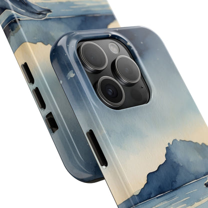 Moonlit Dolphin Watercolor iPhone Case - BOGO Cases