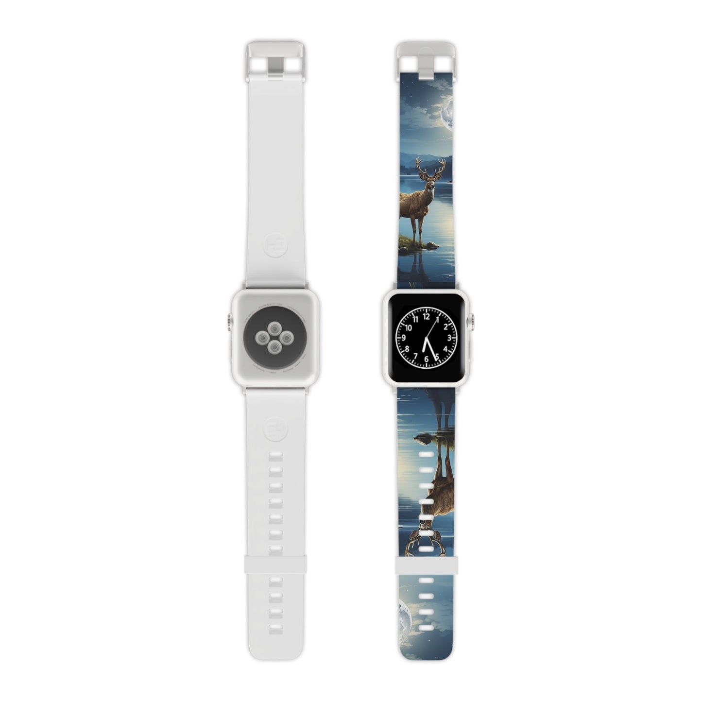 Moonlit Elegance Stag by the Lake Apple Watch Band - BOGO Cases