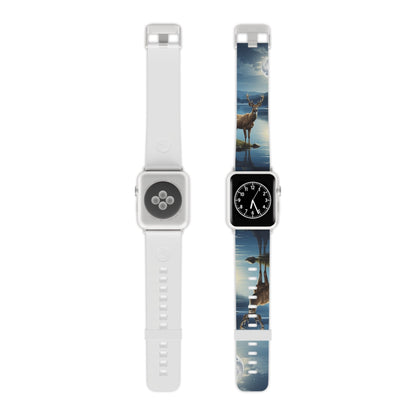 Moonlit Elegance Stag by the Lake Apple Watch Band - BOGO Cases
