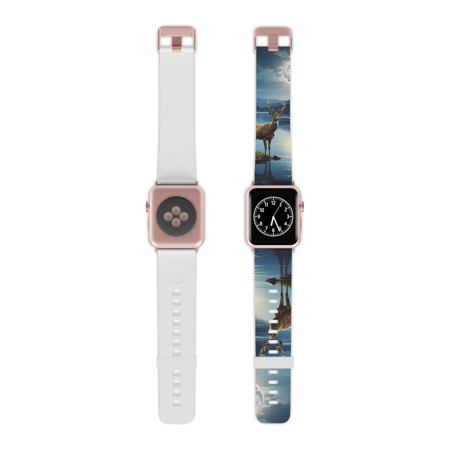 Moonlit Elegance Stag by the Lake Apple Watch Band - BOGO Cases