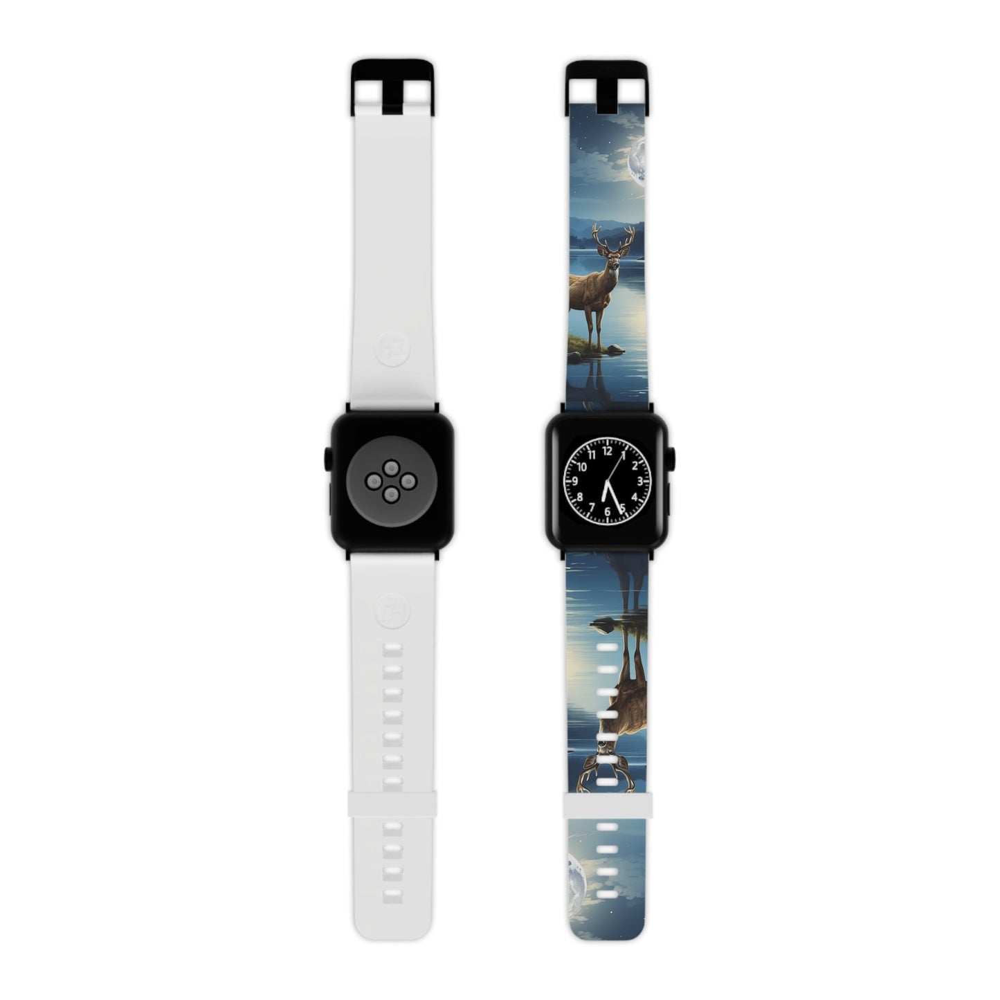 Moonlit Elegance Stag by the Lake Apple Watch Band - BOGO Cases