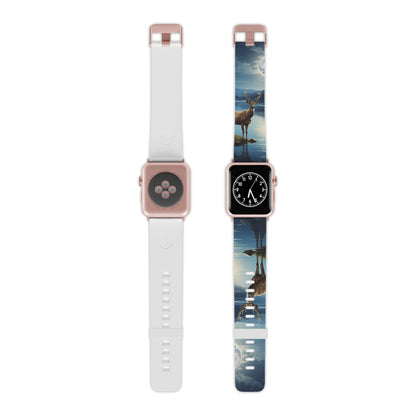 Moonlit Elegance Stag by the Lake Apple Watch Band - BOGO Cases