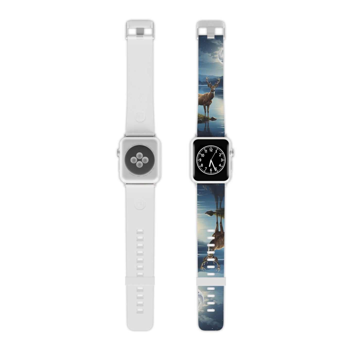 Moonlit Elegance Stag by the Lake Apple Watch Band - BOGO Cases