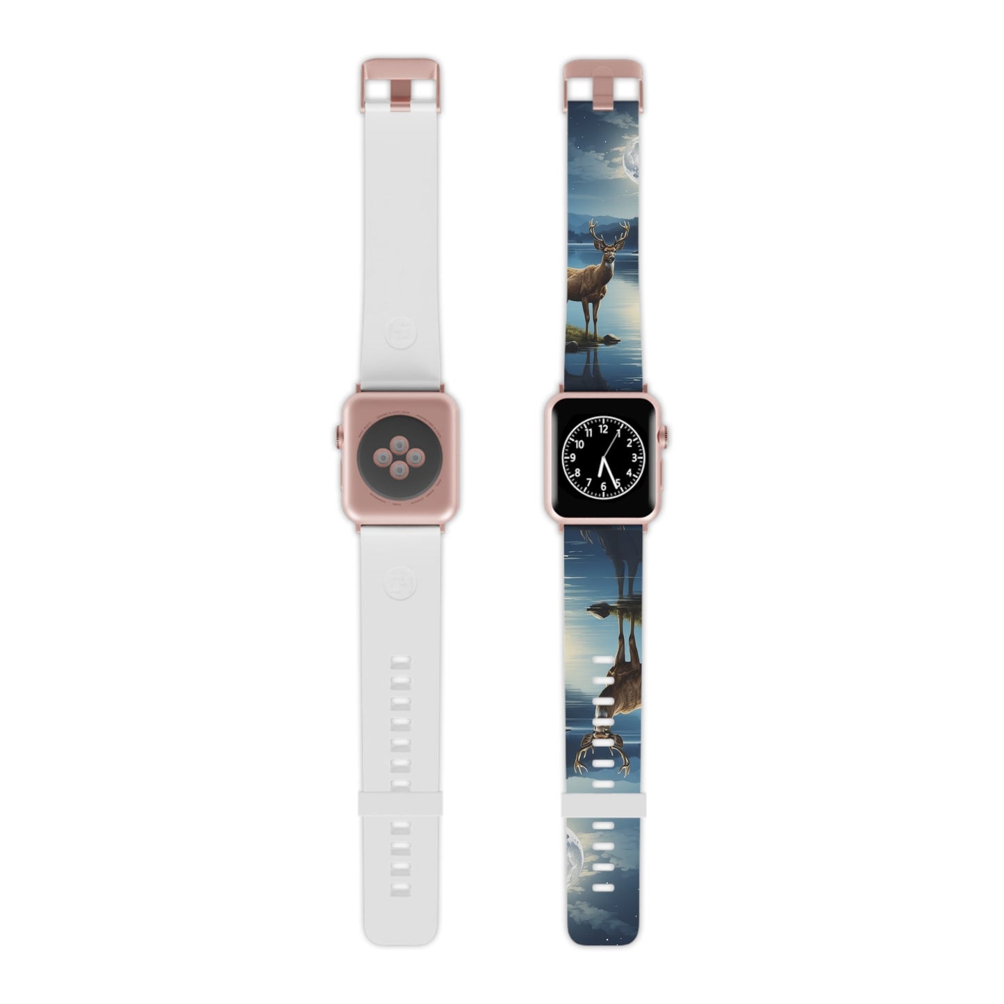 Moonlit Elegance Stag by the Lake Apple Watch Band - BOGO Cases