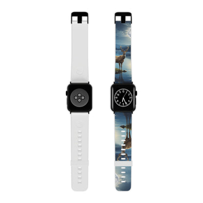 Moonlit Elegance Stag by the Lake Apple Watch Band - BOGO Cases