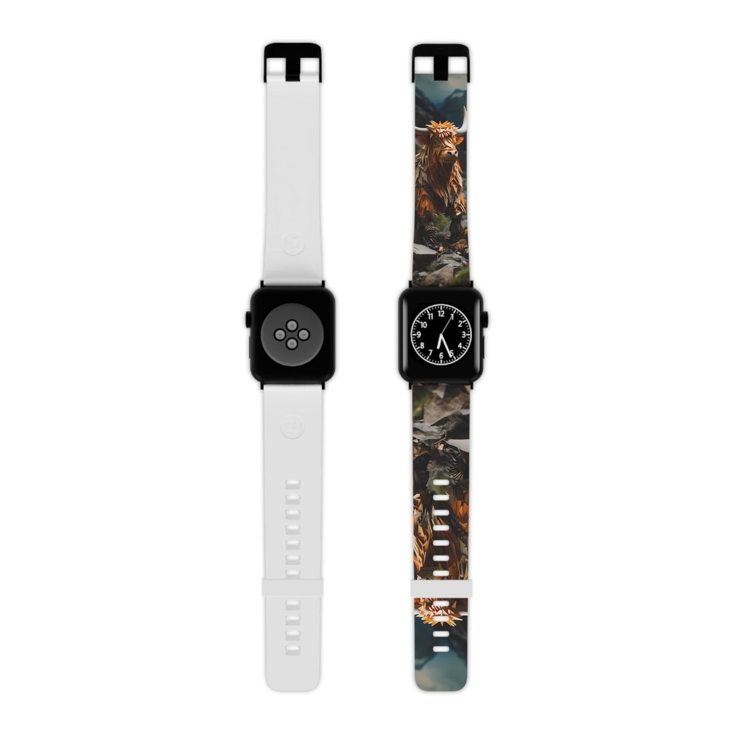 Moos & Blooms Highland Cow Apple Watch Band - BOGO Cases