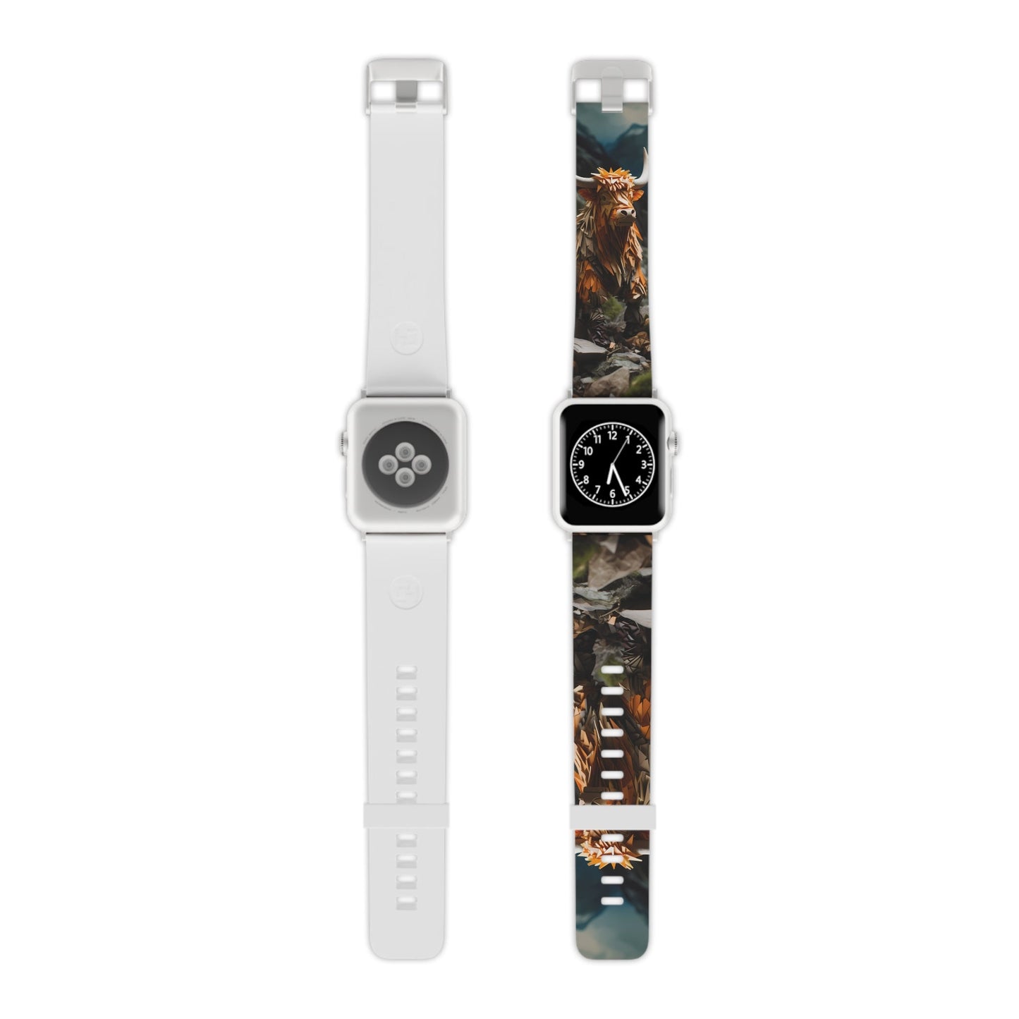 Moos & Blooms Highland Cow Apple Watch Band - BOGO Cases