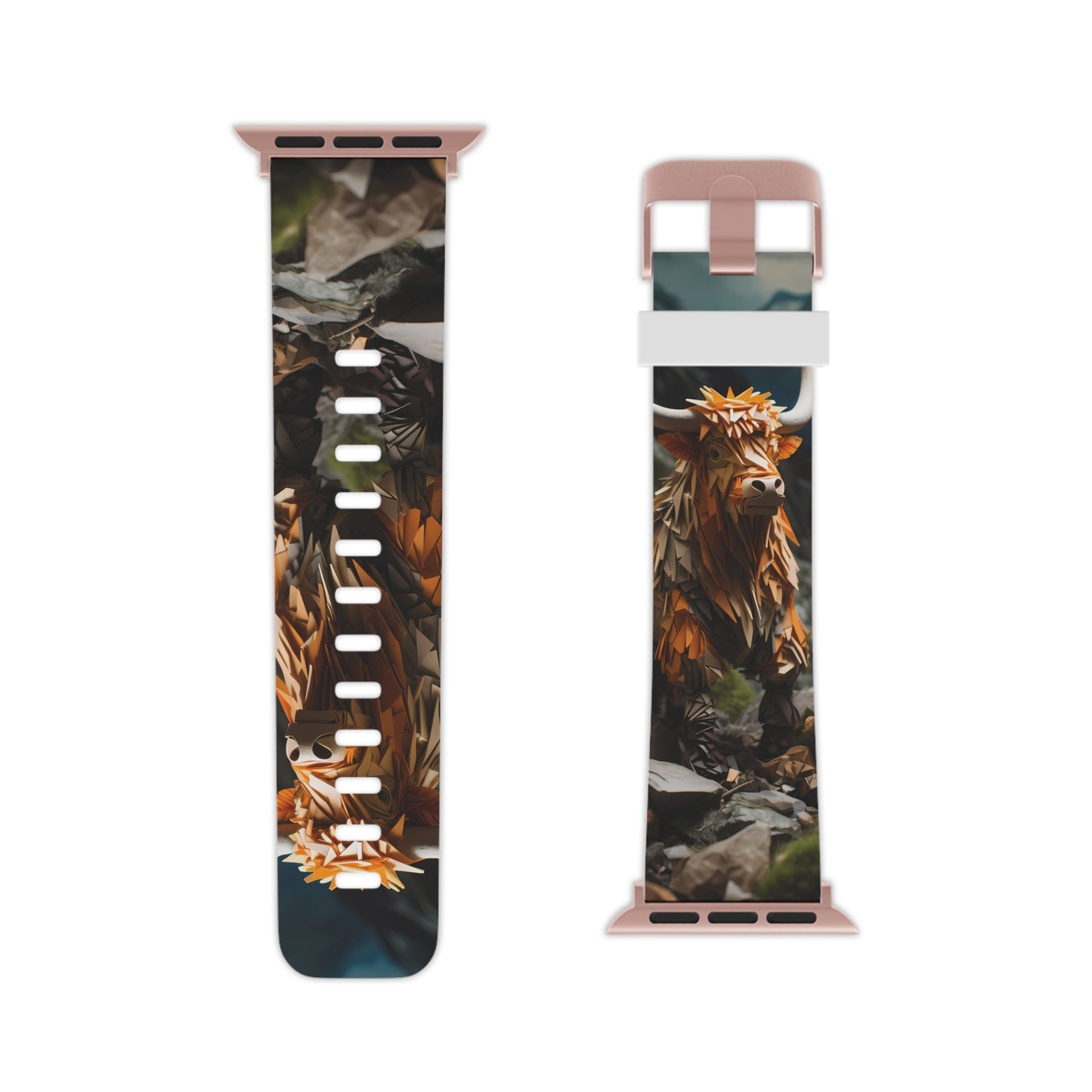 Moos & Blooms Highland Cow Apple Watch Band - BOGO Cases