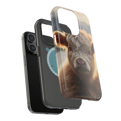 Mountain Munchkin Highland Cow iPhone Case - BOGO Cases