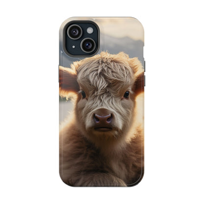 Mountain Munchkin Highland Cow iPhone Case - BOGO Cases