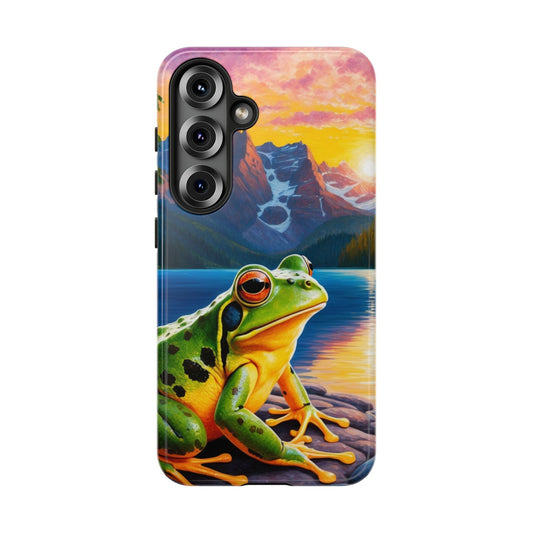 Mountain Sunset Frog Art - Samsung Galaxy Case - BOGO Cases