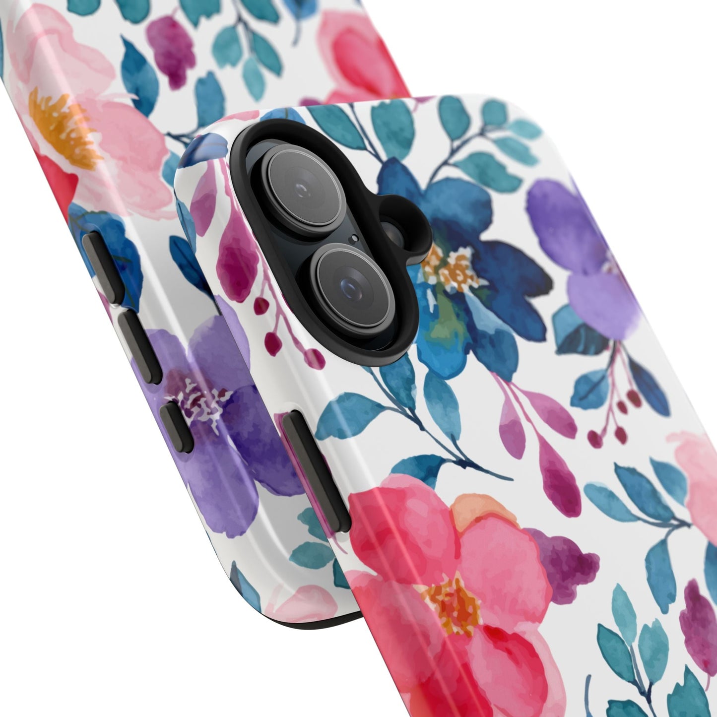 Mystic Bloom – iPhone Case with Elegant Watercolor Floral Design - BOGO Cases