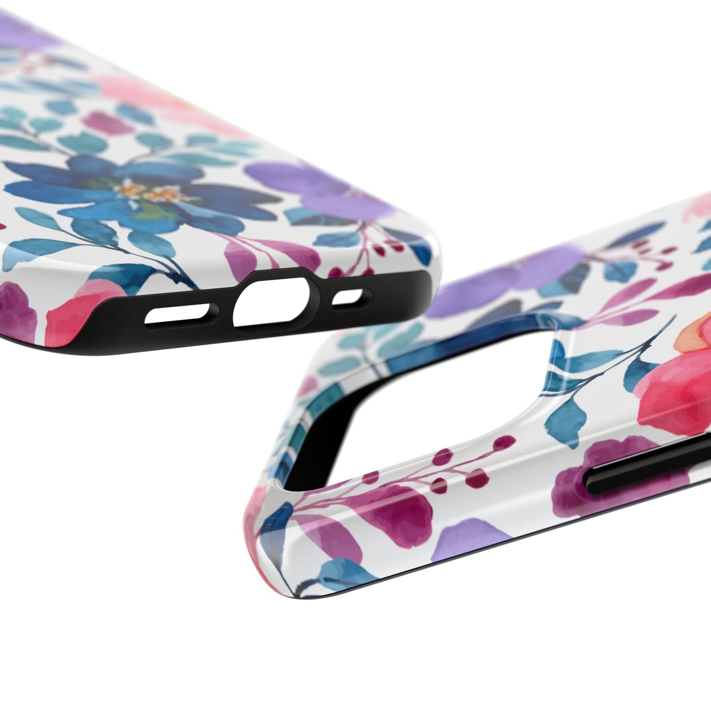 Mystic Bloom – iPhone Case with Elegant Watercolor Floral Design - BOGO Cases
