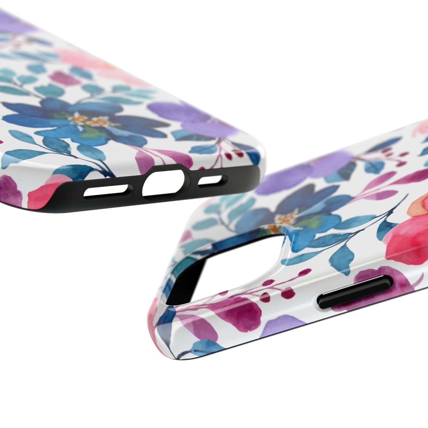 Mystic Bloom – iPhone Case with Elegant Watercolor Floral Design - BOGO Cases