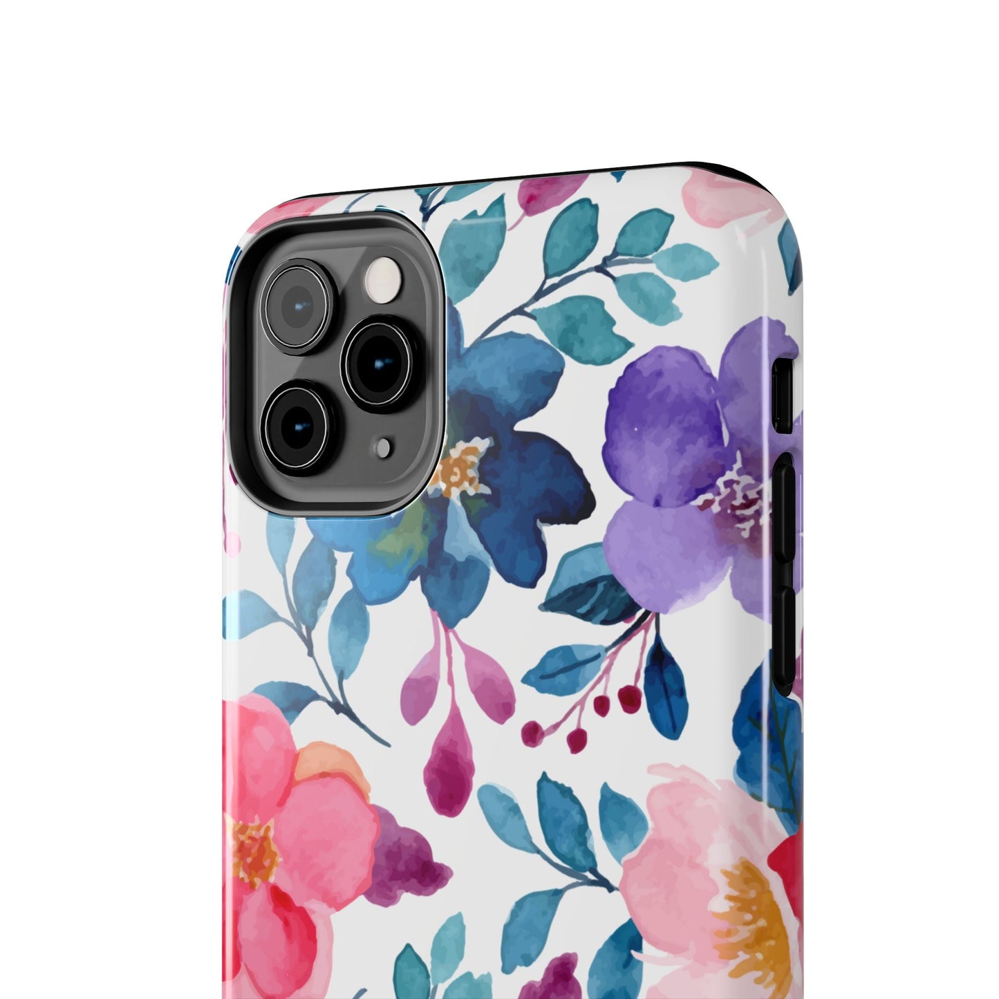 Mystic Bloom – iPhone Case with Elegant Watercolor Floral Design - BOGO Cases