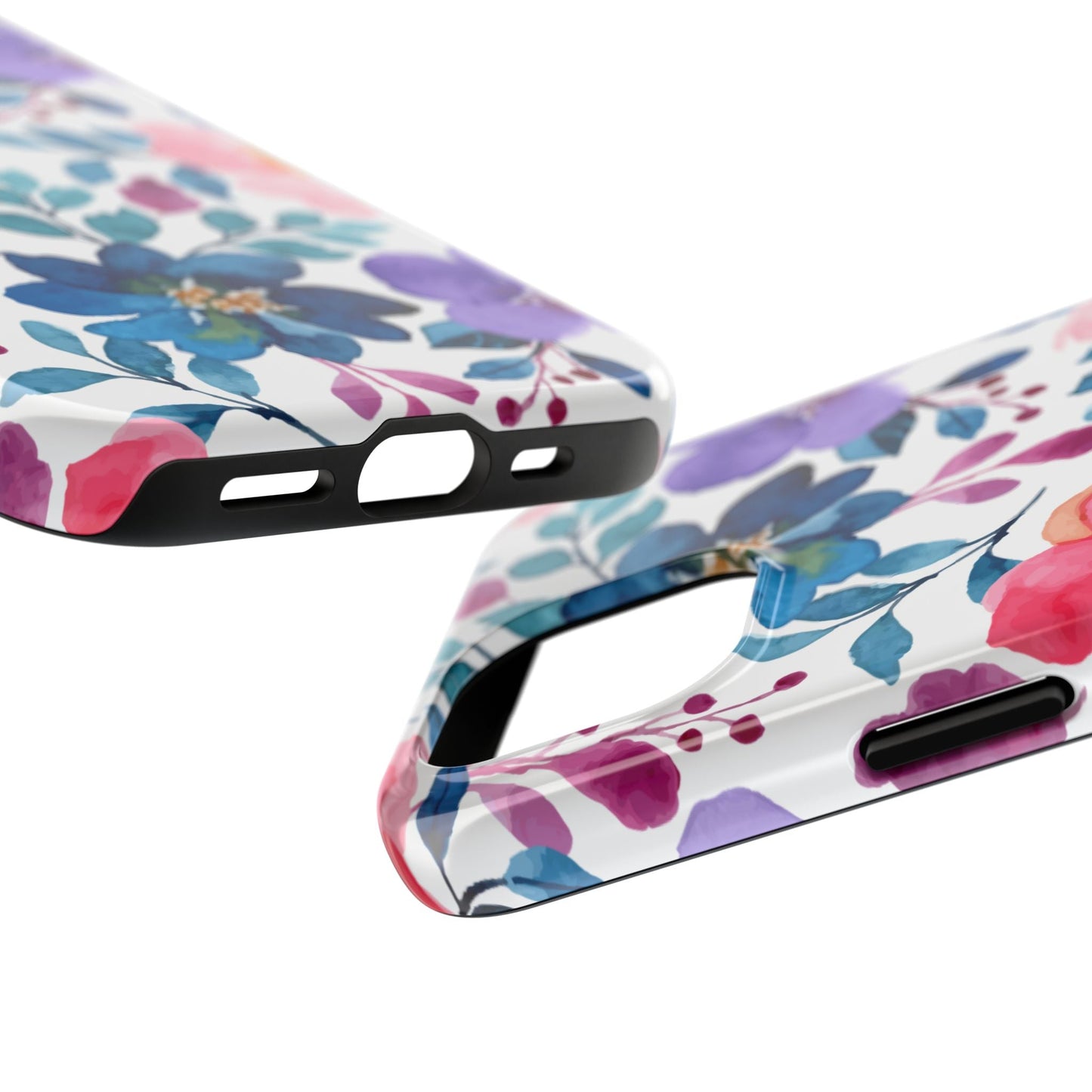 Mystic Bloom – iPhone Case with Elegant Watercolor Floral Design - BOGO Cases