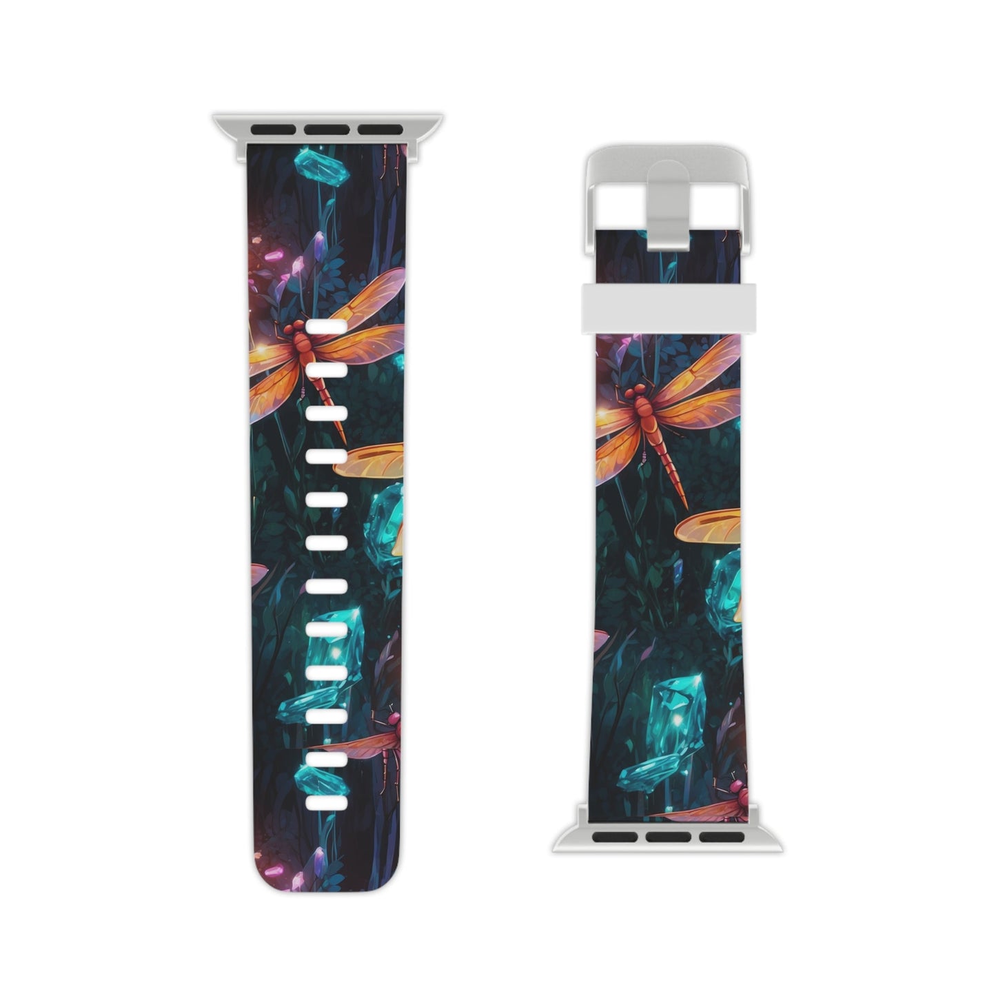 Mystical Dragonflies & Crystals Apple Watch Band - BOGO Cases