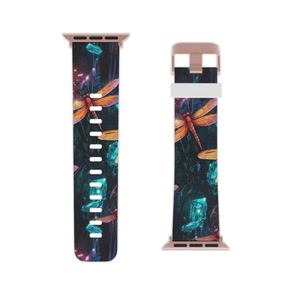 Mystical Dragonflies & Crystals Apple Watch Band - BOGO Cases