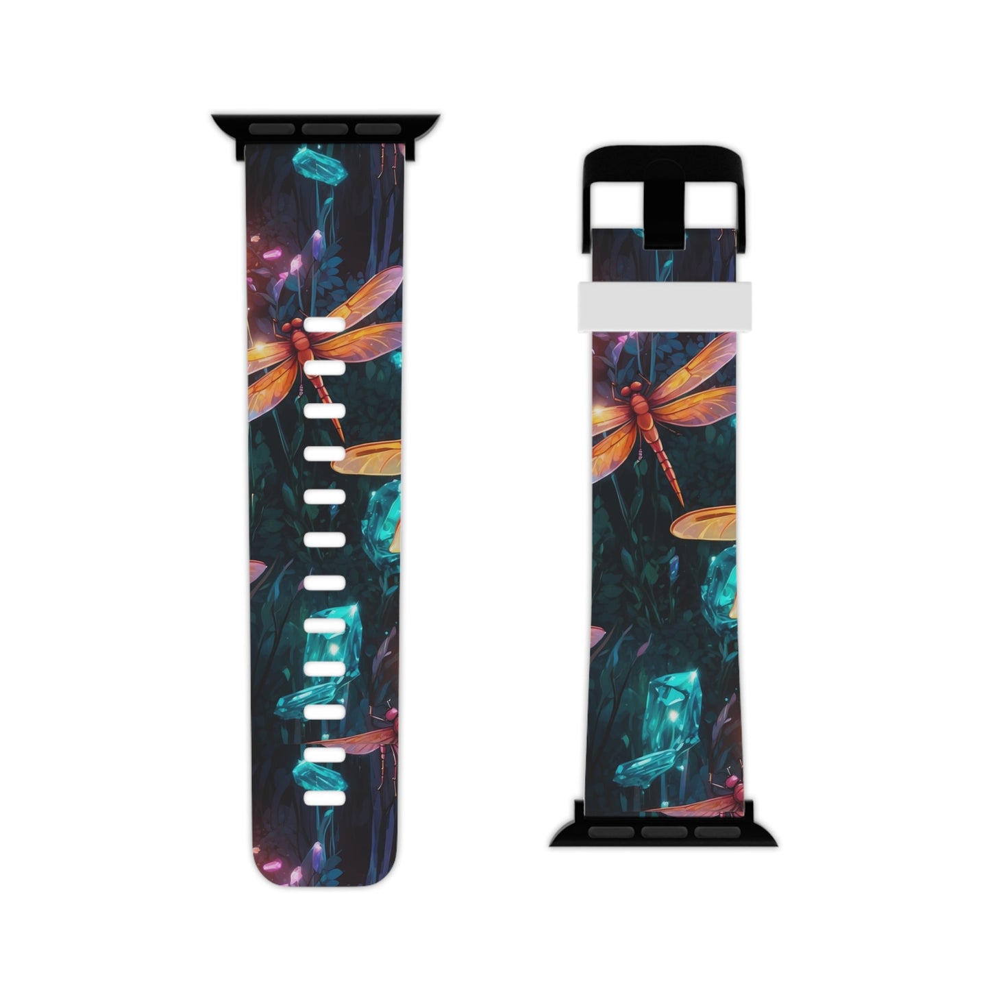 Mystical Dragonflies & Crystals Apple Watch Band - BOGO Cases