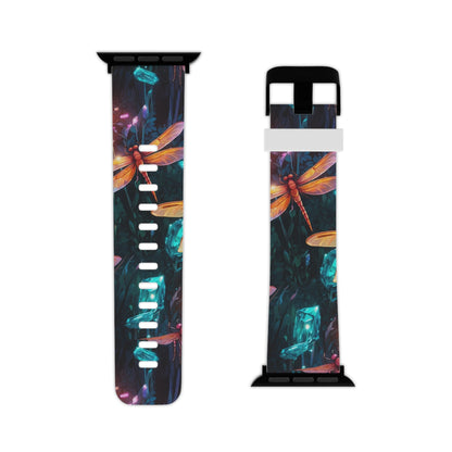 Mystical Dragonflies & Crystals Apple Watch Band - BOGO Cases
