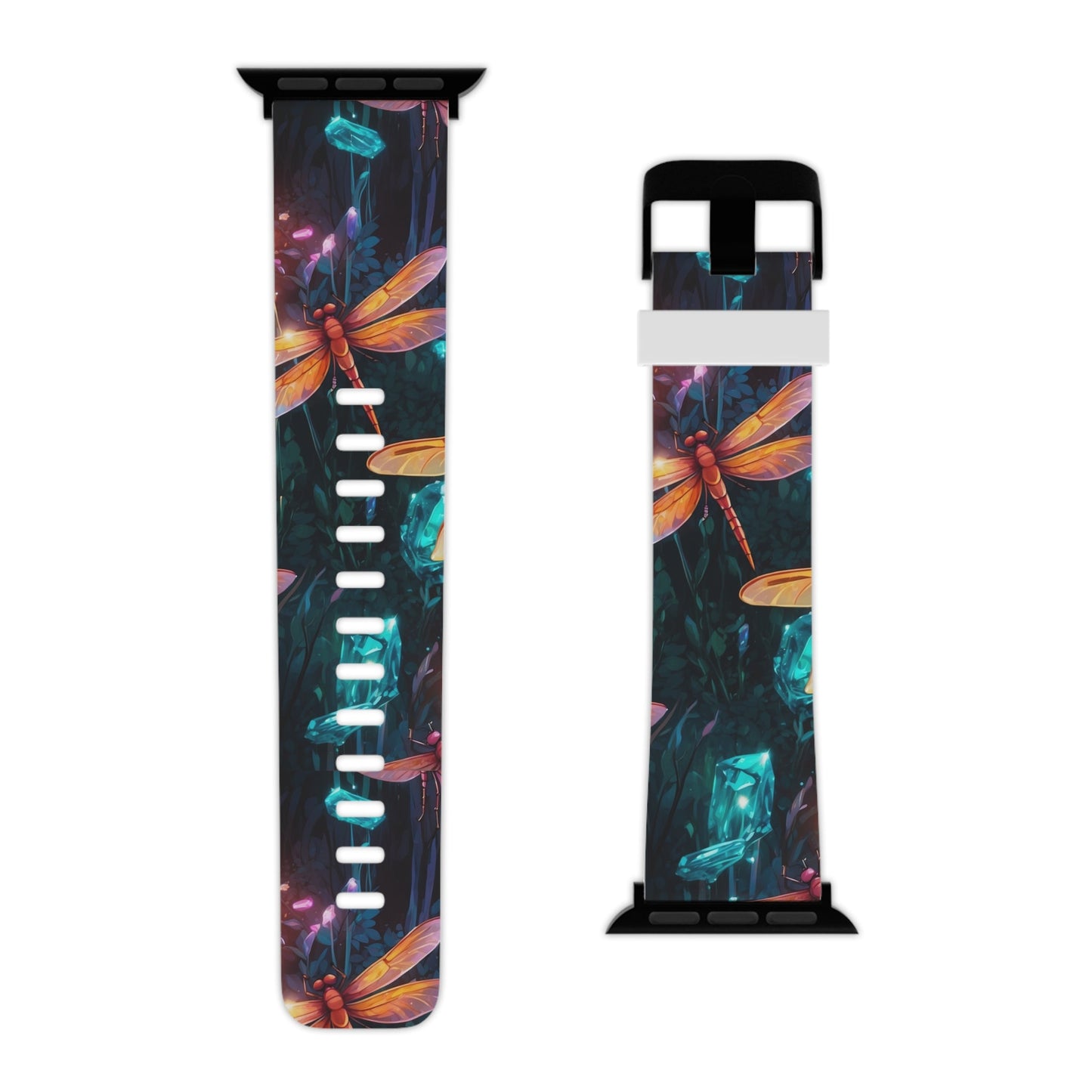 Mystical Dragonflies & Crystals Apple Watch Band - BOGO Cases