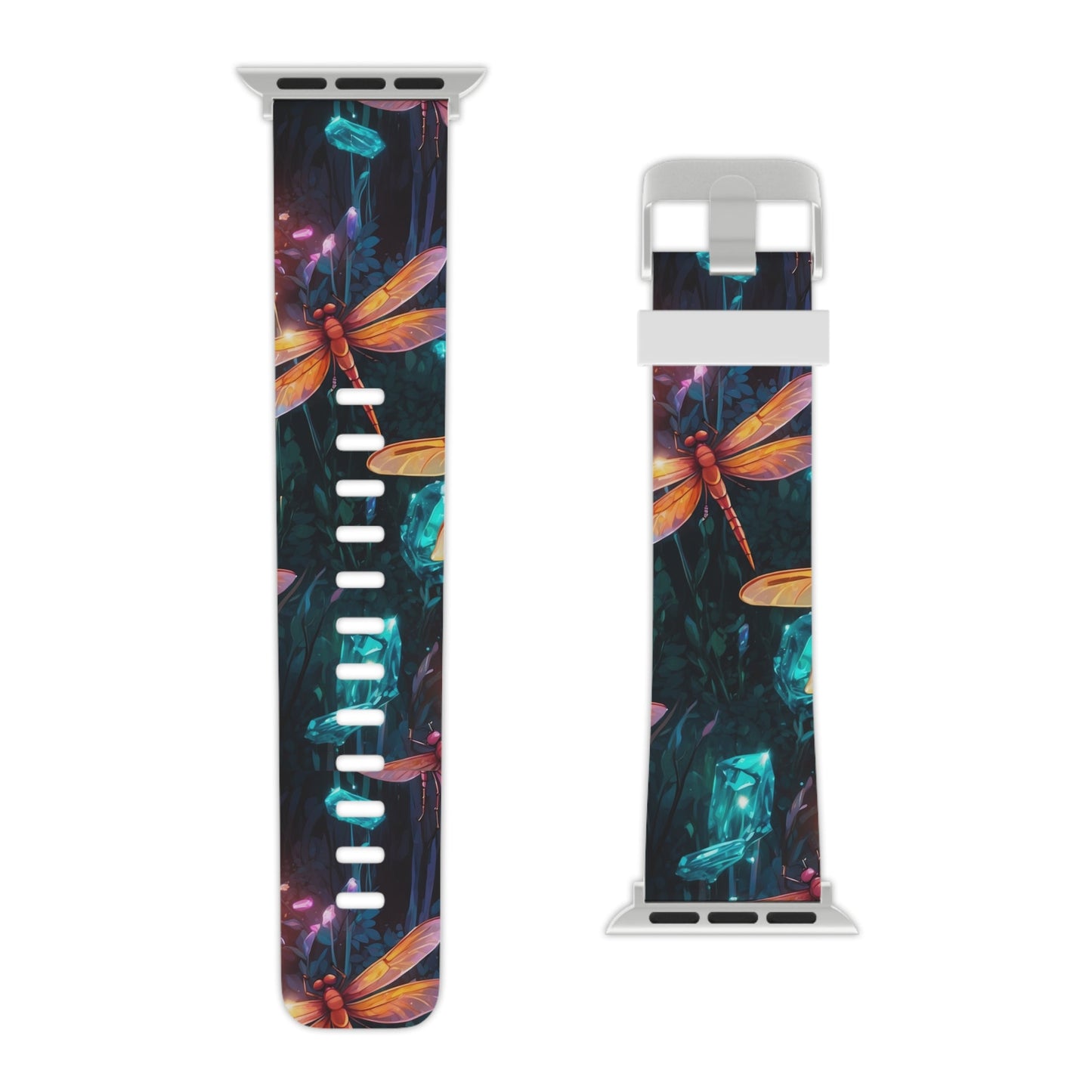 Mystical Dragonflies & Crystals Apple Watch Band - BOGO Cases