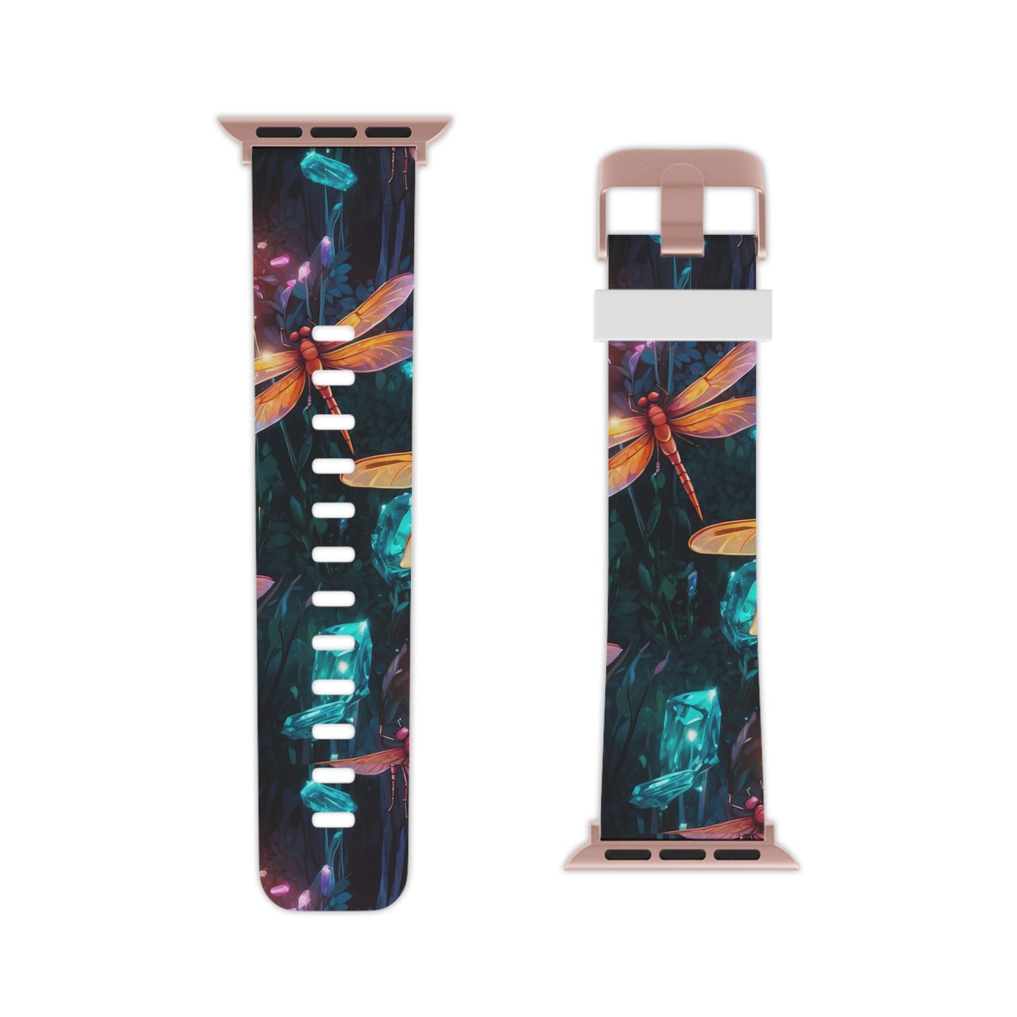 Mystical Dragonflies & Crystals Apple Watch Band - BOGO Cases