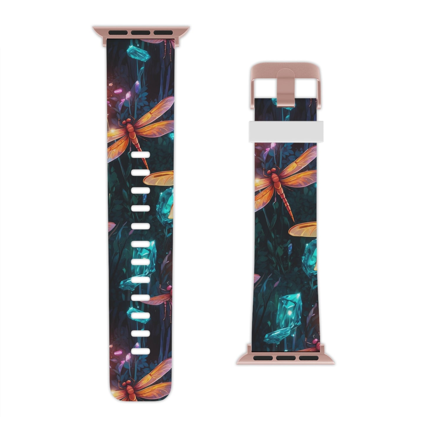 Mystical Dragonflies & Crystals Apple Watch Band - BOGO Cases