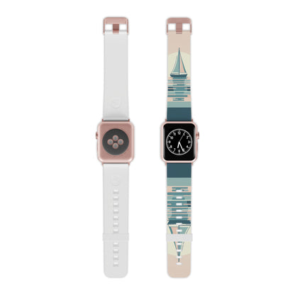 Nautical Sailboat Apple Watch Band - BOGO Cases
