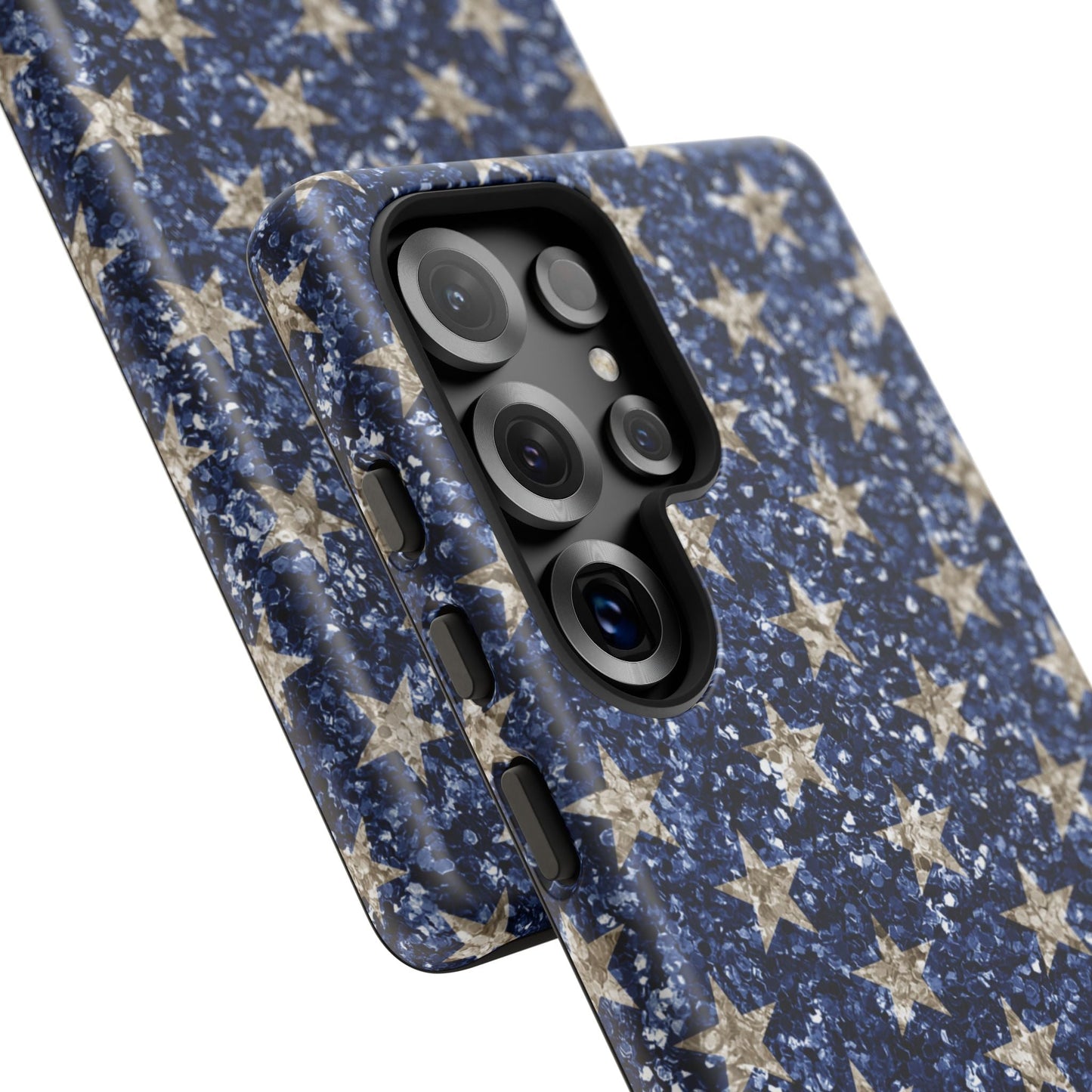 Navy Glitter Stars – Samsung Galaxy Case - BOGO Cases