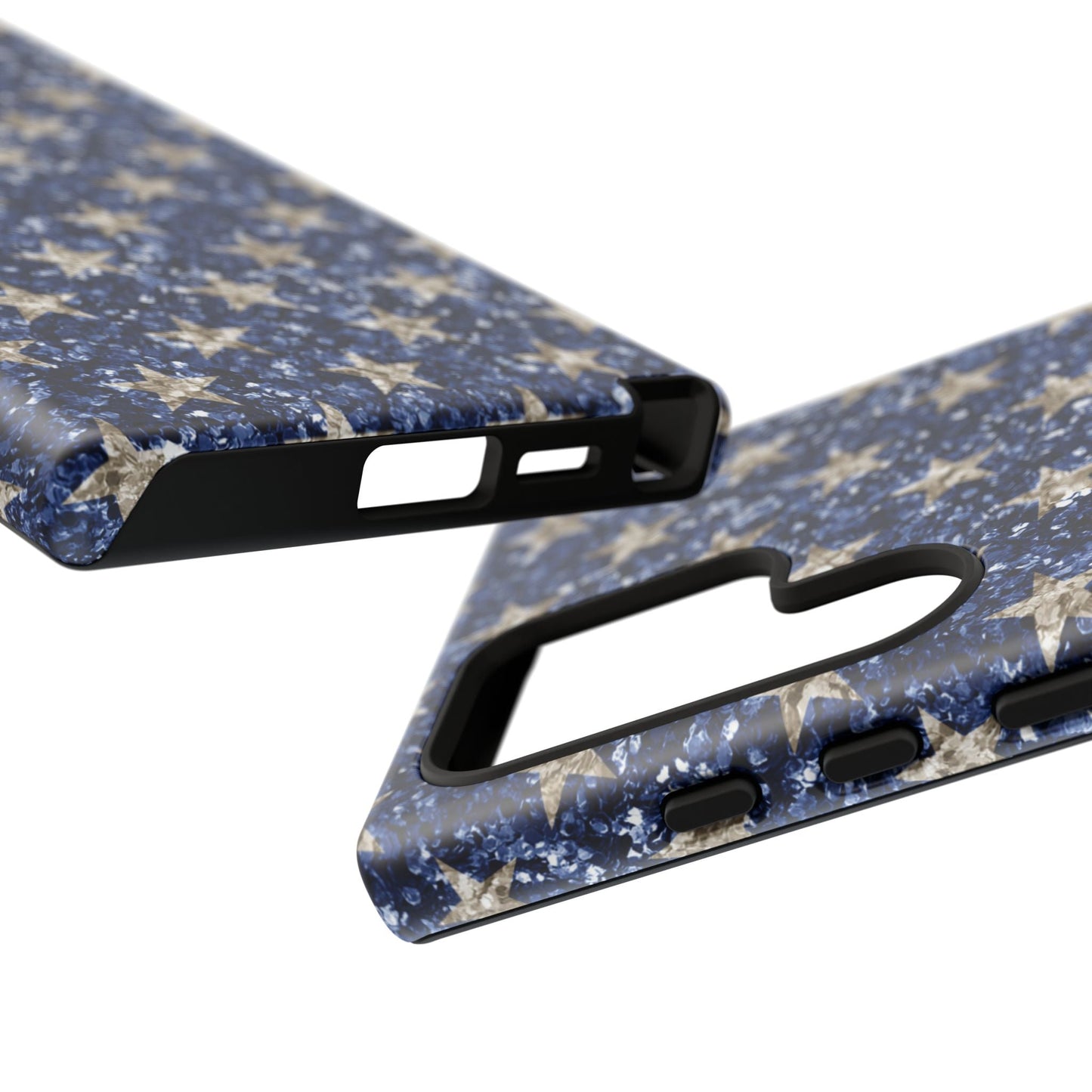 Navy Glitter Stars – Samsung Galaxy Case - BOGO Cases