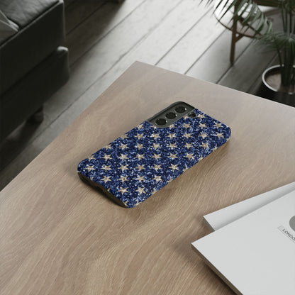 Navy Glitter Stars – Samsung Galaxy Case - BOGO Cases