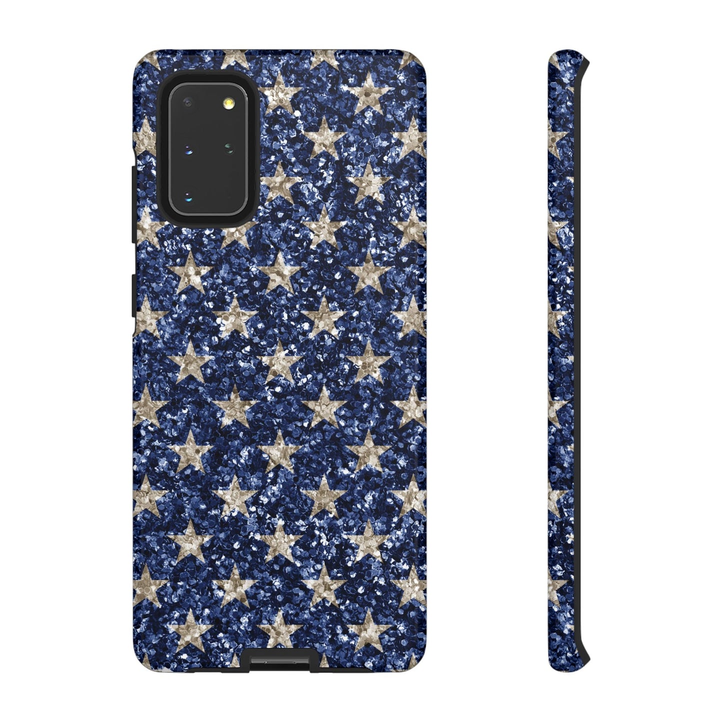 Navy Glitter Stars – Samsung Galaxy Case - BOGO Cases