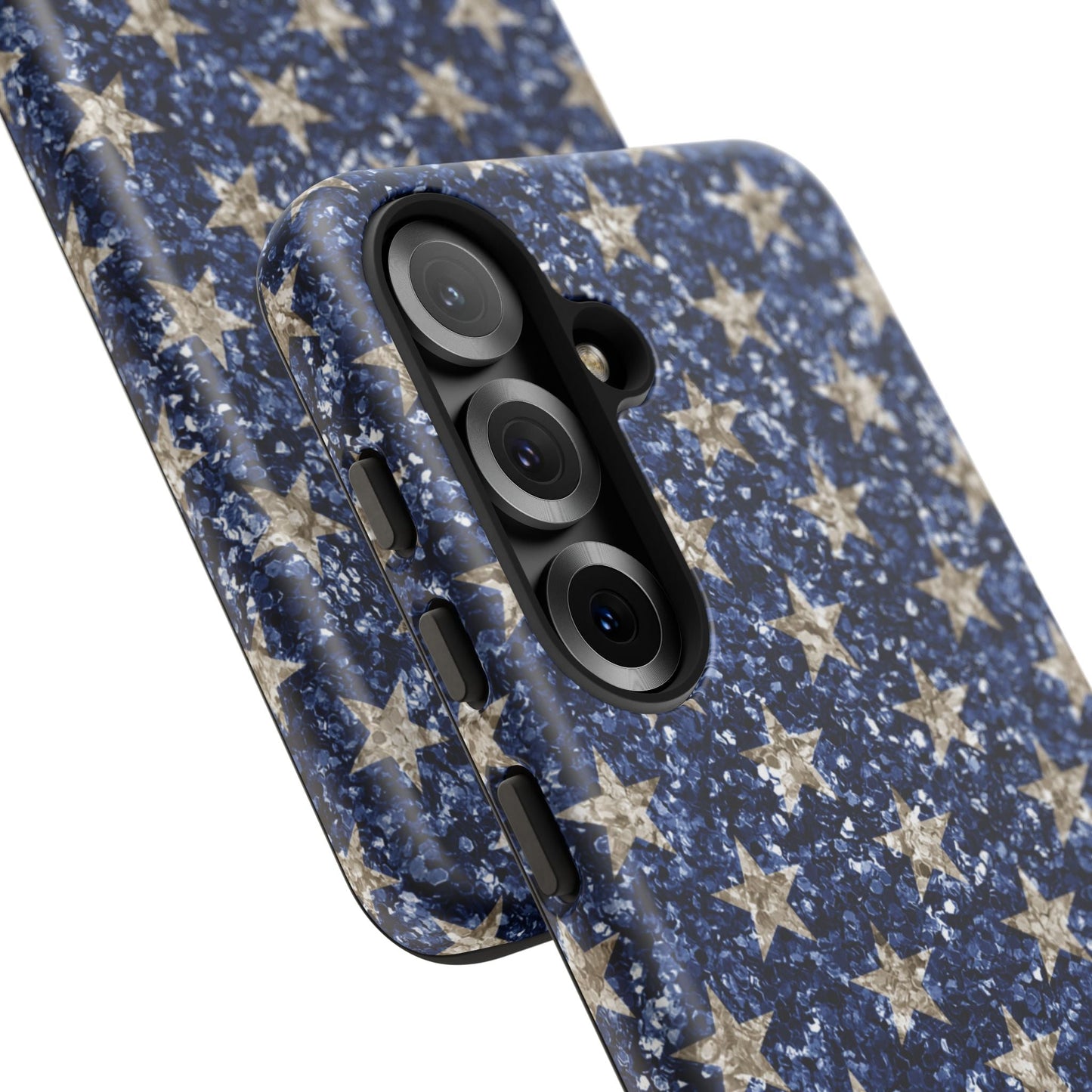 Navy Glitter Stars – Samsung Galaxy Case - BOGO Cases