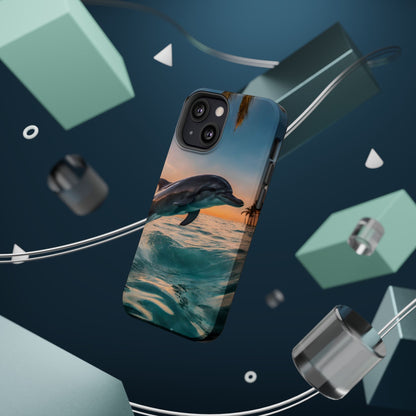 Ocean Breeze Dolphin - MagSafe iPhone Case - BOGO Cases