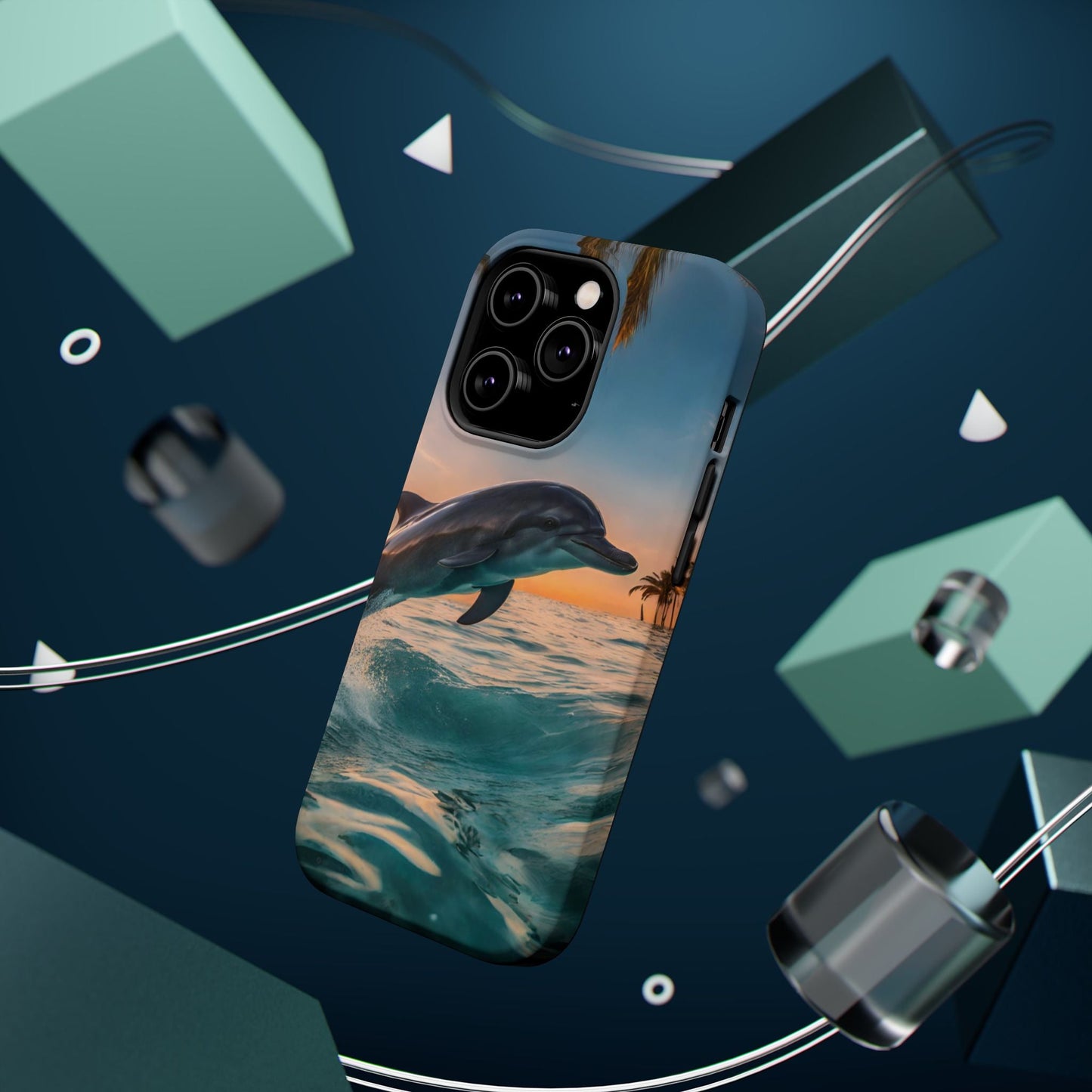 Ocean Breeze Dolphin - MagSafe iPhone Case - BOGO Cases