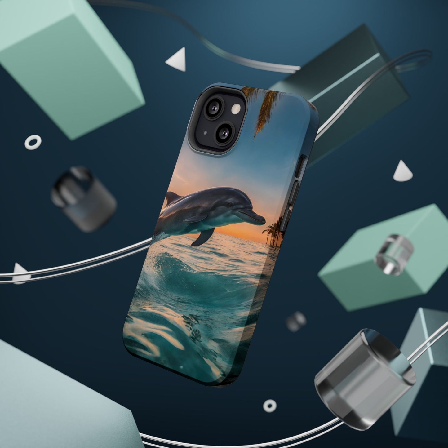 Ocean Breeze Dolphin - MagSafe iPhone Case - BOGO Cases