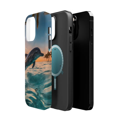 Ocean Breeze Dolphin - MagSafe iPhone Case - BOGO Cases